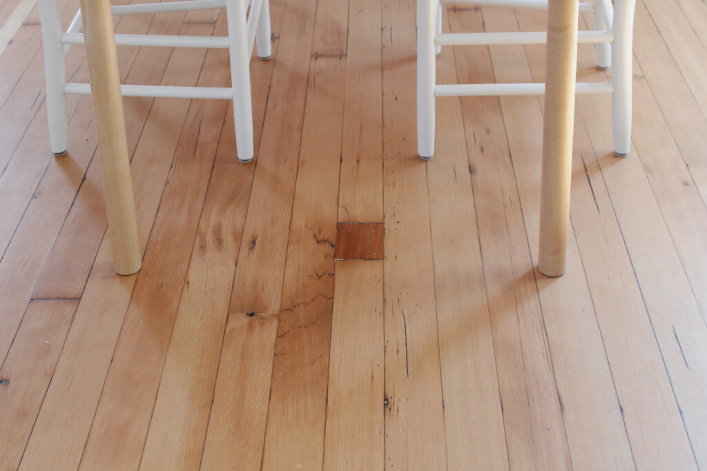 original wood floor // Carriage House by Sky Lanigan for Medium Plenty