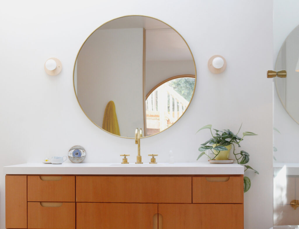 master bathroom vanity // Carriage House by Sky Lanigan for Medium Plenty