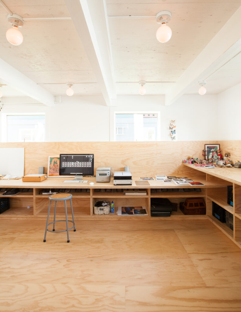 desk and storage // Houseboat by Sky Lanigan for Medium Plenty