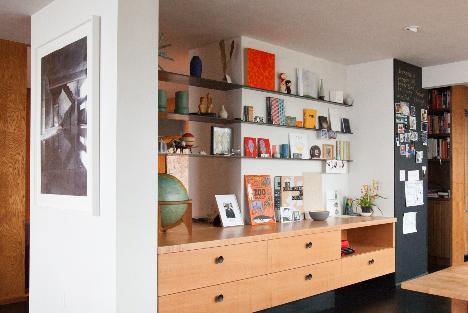 bookshelf and cabinets // Cragmont by Sky Lanigan for Medium Plenty